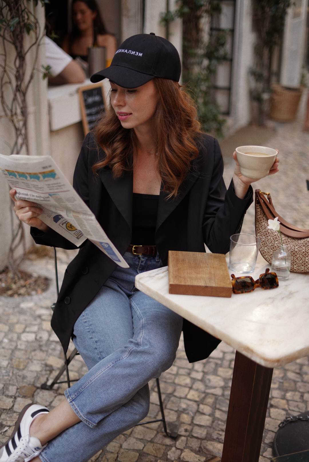 Album cover for 'False Memory' by Artifact — abstract blue and white geometric blur with gothic-style typography